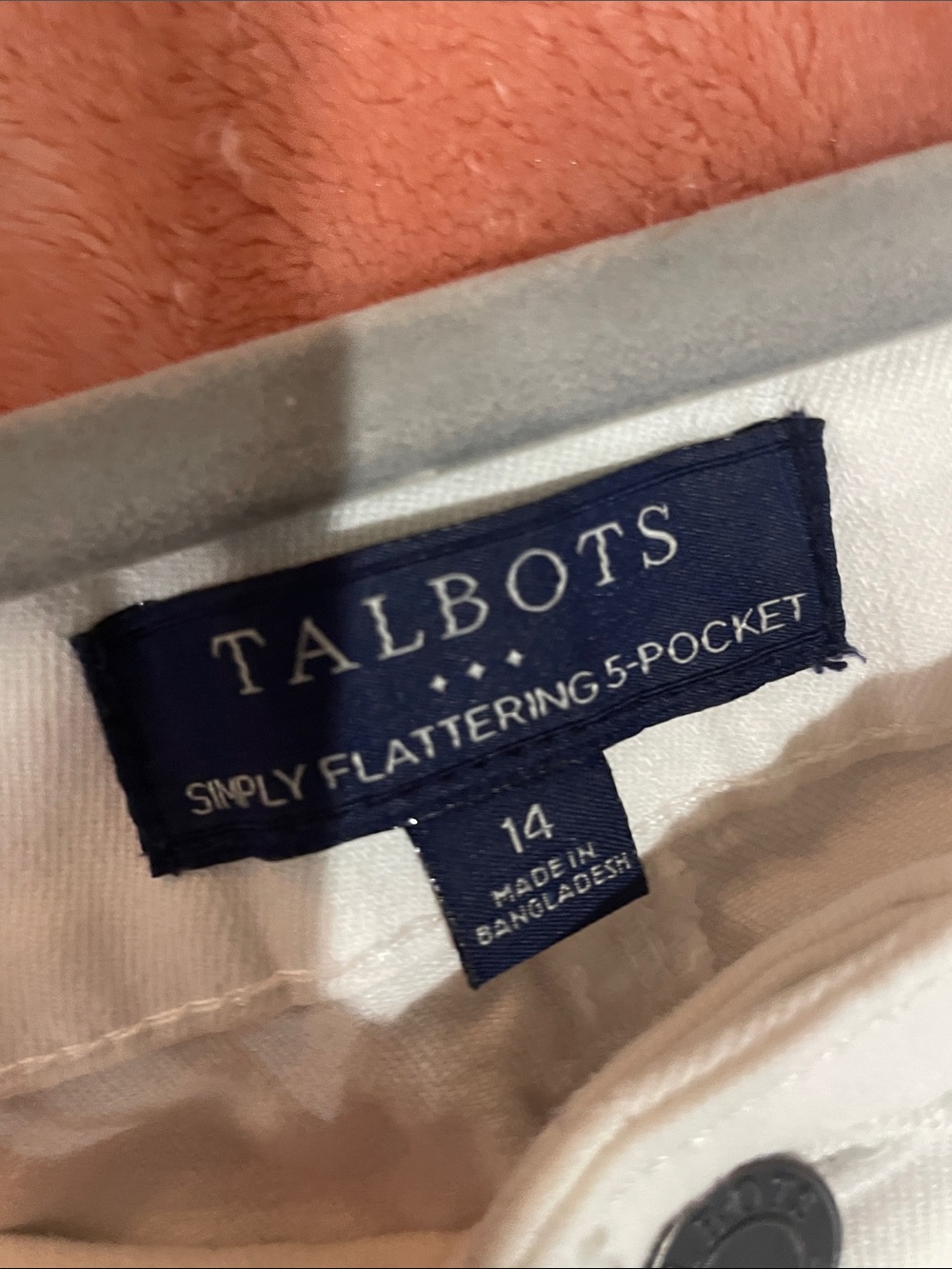 🍂 Talbots White Straight Leg Jeans